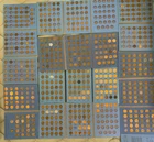 8 Lincoln Coin Albums 480+ coins, many Rare UNC BU  few mixed condition lot A16