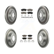 Transit Auto KGC-101361 Brake Disc and Pad Kit Front & Rear for Mazda Fusion MKZ