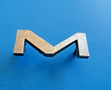 1960s Amc Amx M Metal Emblem Letter - Vintage Factory Original 3602472 1960s Amc Amx M Metal Emblem Letter - Vintage Factory Original 3602472