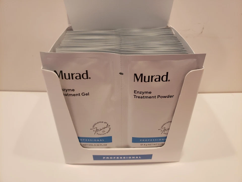 Murad ~ Tratamiento enzimático en polvo y gel previene manchas - 25 paquetes - Nuevo en caja Foto 3 de 3