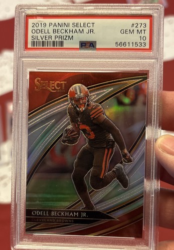 2019 Panini Select Odell Beckham Jr Silver Prizm PSA 10