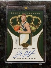 2018-19 Panini Crown Royale Donte Divincenzo Rookie Jersey Auto Patch # /25 Gold