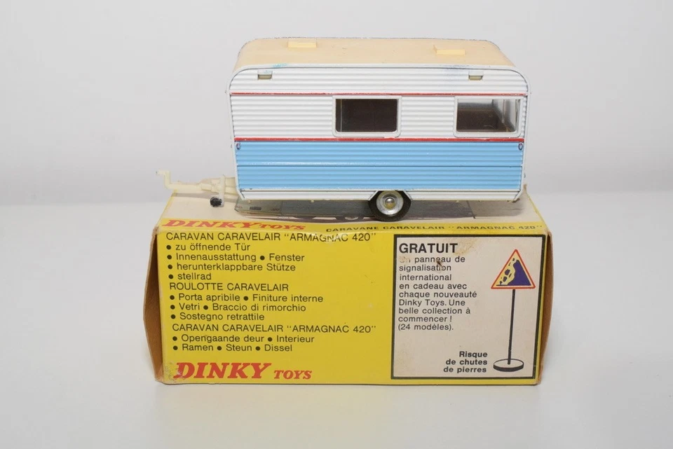 B94 1:43 DINKY TOYS 564 CARAVANE CARAVELAIR ARMAGNAC 420 CARAVAN EXHIBI - Photo 2/4