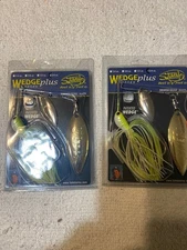 2 New Stanley Wedge Plus 3/4oz spinnerbaits WSE34-75DW
