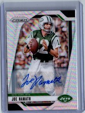 2024 Panini Prizm #228 Joe Namath Autographs Silver Prizm