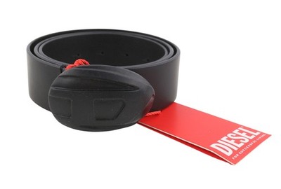 DIESEL 1DR-POD B-1DR POD 40 Men Belt 100 CM Leather Press Stud Closure RRP175