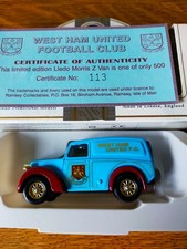 Lledo SP58 036A West Ham United Football Club - Morris Z Van