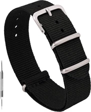 Benchmark Nylon Watch Band - Waterproof Ballistic Nylon One-Piece Military Watch