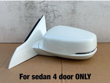 2013 2014 2015 Honda Accord Sedan Driver Left Outside Door Mirror White Oem