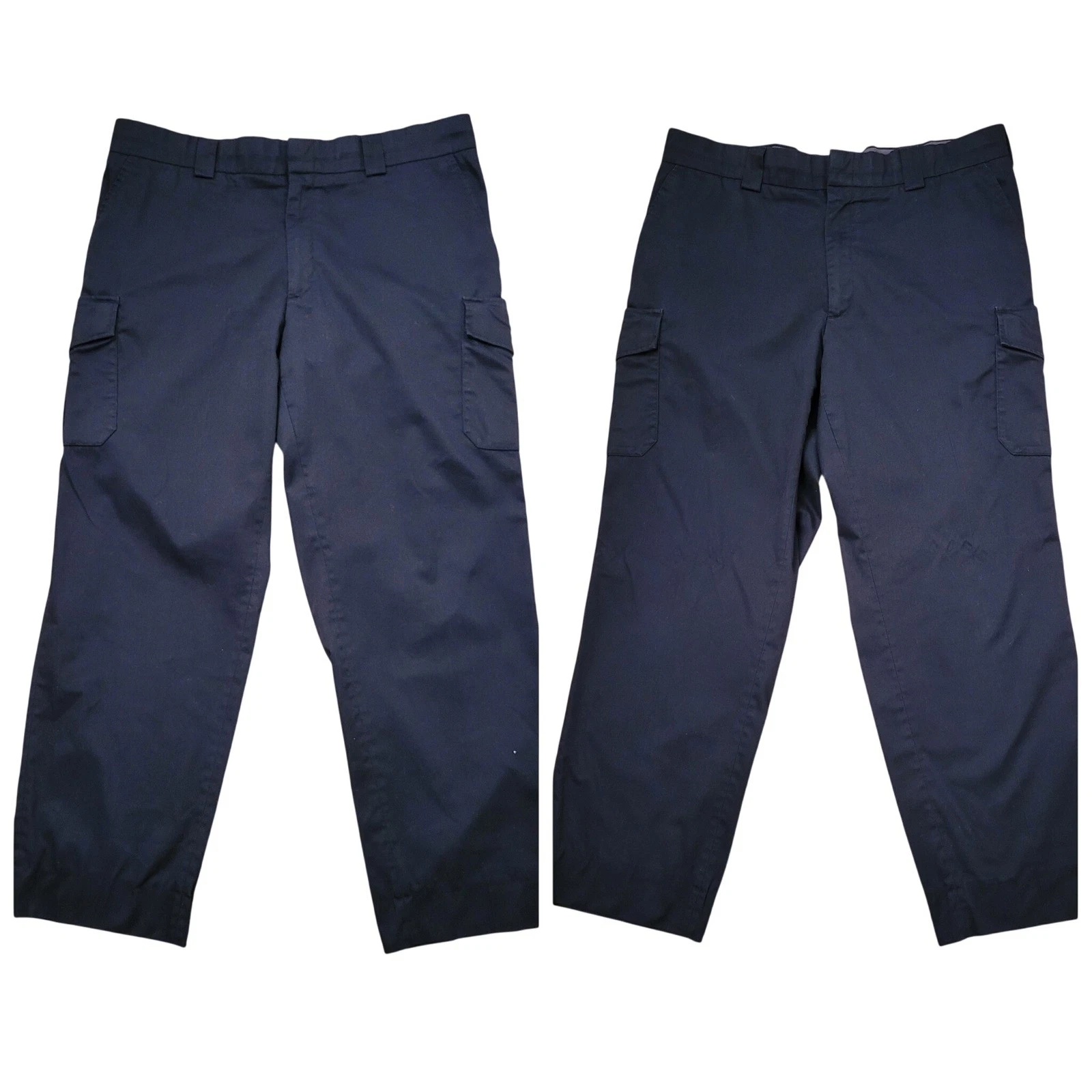 Blauer Navy Blue Cargo Pants Work Utility Pockets 3XDRY 42R Uniform 42x32