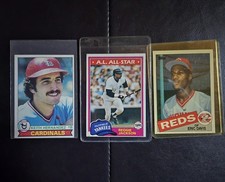Lot Of 3: 79 Keith Hernandez #695/81 Reggie Jackson AS #400/84 Eric Davis #627