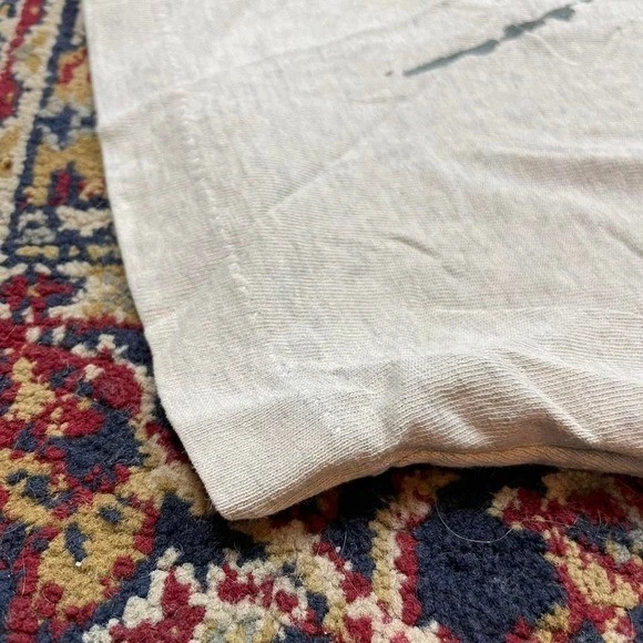 Camiseta promocional vintage 1991 Portland Trail Blazers aro NBA team playoffs M EUA cinza - Imagem 4 de 4