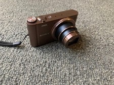 SONY Cyber Shot DSC-WX300 Brown Digital Camera 20x Zoom 18.2MP Tested