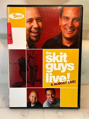 The Skit Guys Live! & Almost Live! (DVD, 2009, Christian Comedy) W/ Case, Tested