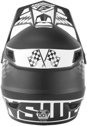 Casco de barrido Answer Racing AR1 - negro/blanco - adulto talla pequeña ans442897 Foto 4 de 4