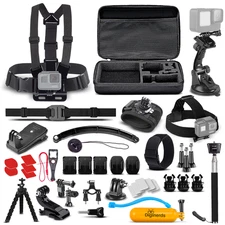 DiGiNerds 50 in 1 Action Camera Accessory Kit Compatible with GoPro