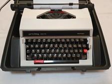 Privileg TR Schreibmaschine Breitwagen &ndash; Japan &ndash; Originalkoffer&ndash;funktionsf&auml;hig