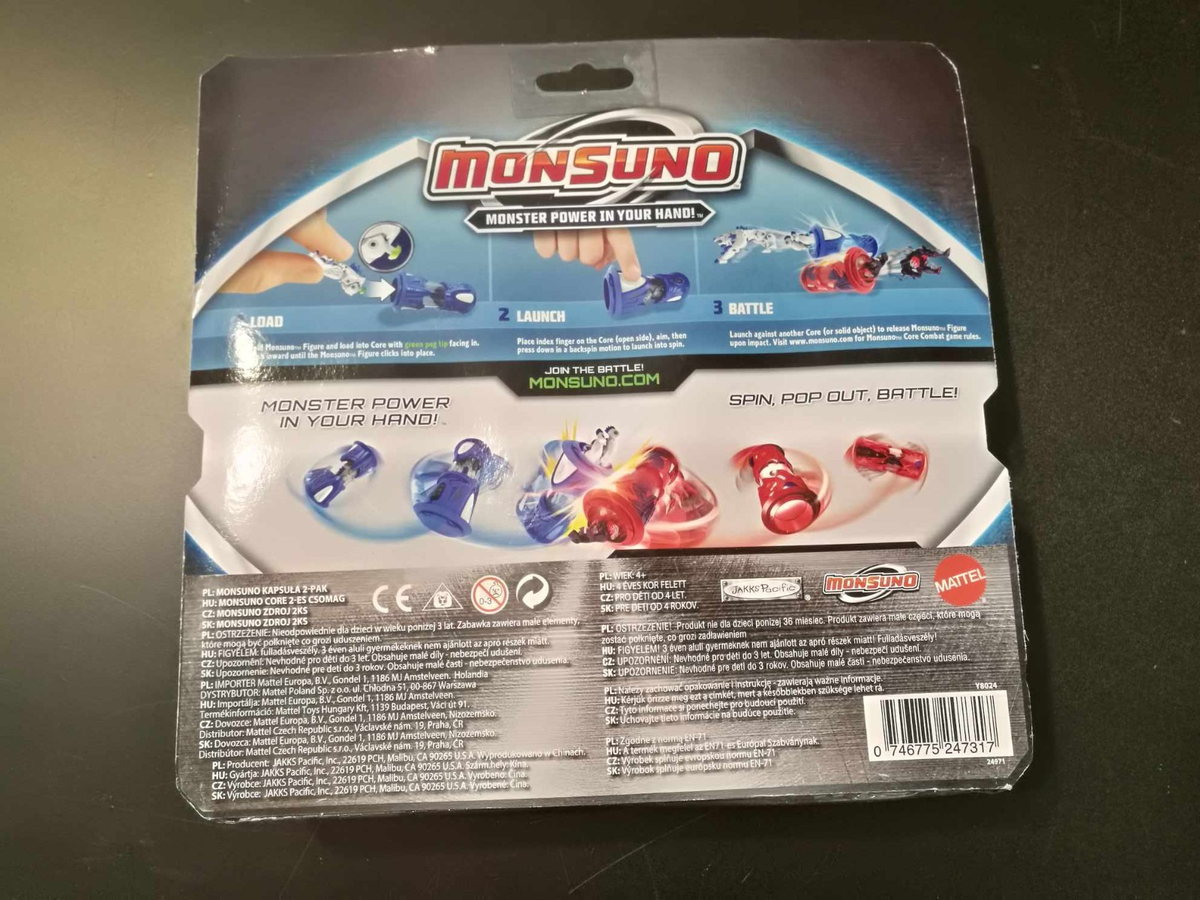 Mattel Jakks 2012 Monsuno Core Evo + Driftblade 2 Figure Pack