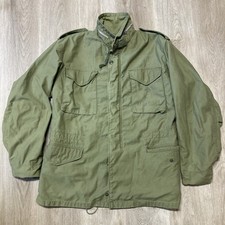 Vintage 1971 US Army M-65 Cold Weather Field Coat So-Sew Styles Medium OG-107