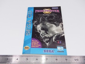 Authentic Sega CD Prize Fighter Instruction Manual Only No Game Genesis