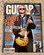 Guitar World Magazine January 2008 Jimmy Page Led Zeppelin SRV DAVE MUSTAINE