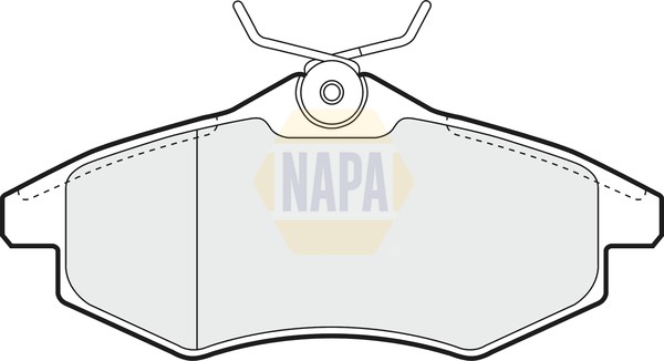 Napa Bremsbelagsatz BremsklöTze FüR CitroëN C2 Jm_ C3 I Fc_ Fn_ Jg_-image