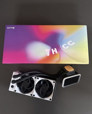 HYTE Thicc Q60-240mm AIO CPU Liquid Cooler with 5'' Ultraslim IPS Display