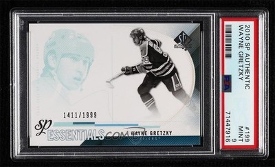 2010-11 SP Authentic Essentials 1411/1999 Wayne Gretzky #199 PSA 9 MINT HOF 0ll