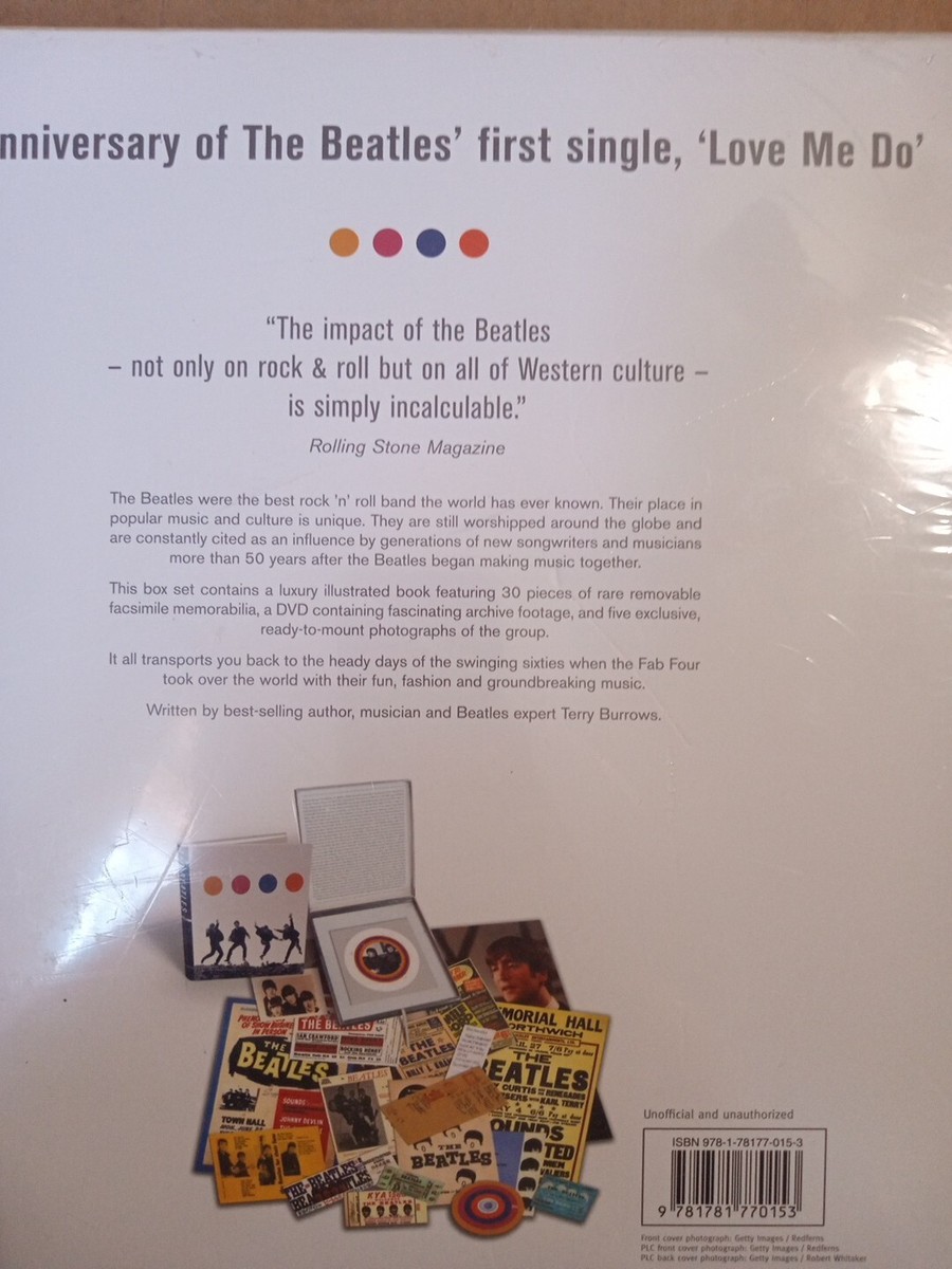 The Beatles It Was 50 Years Ago Today by Terry Burrows- Book & DVD