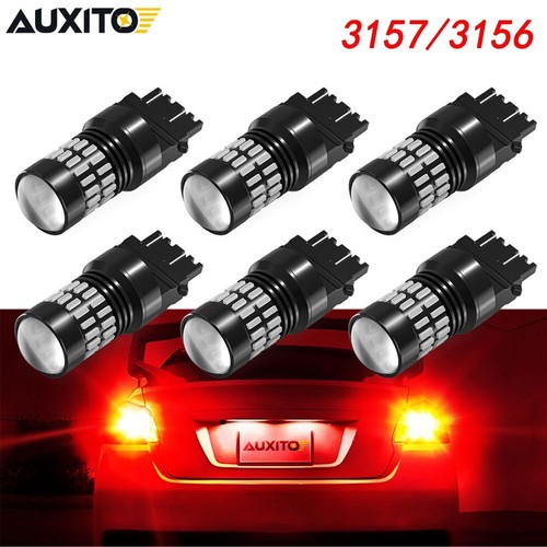 2pcs 3157 3057 LED Brake Stop Tail Light Bulbs Red for Chevy Silverado 1999-2013