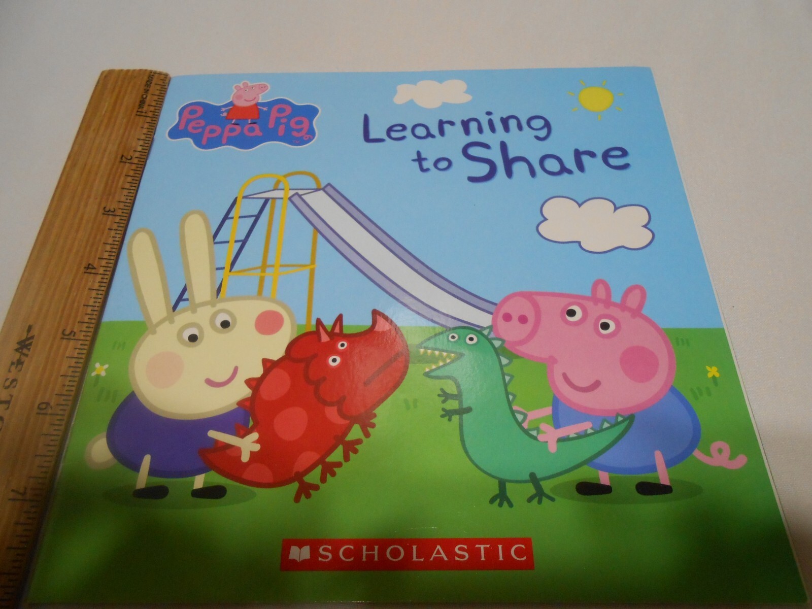 NEW Peppa Pig Learning To Share Scholastic Book No Stickers 📘