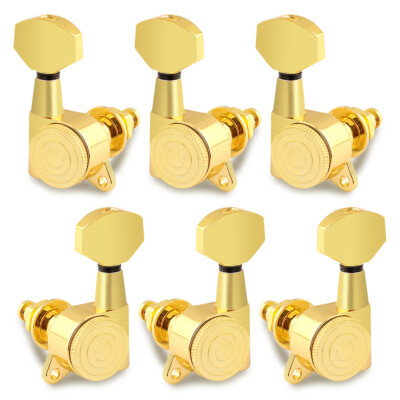 Locking Guitar String Tuning Pegs Tuning Keys Machine Heads Tuners  3L 3R Gold 