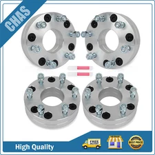 (4) 5x4.5 to 6x5.5 Wheel Adapters 2 inch 5x114.3 Hub to 6x139.7 Wheel For Toyota