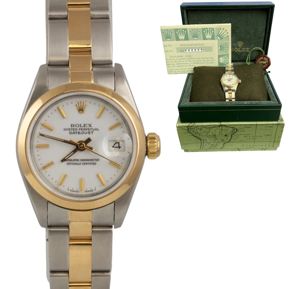 Rolex Lady Datejust 69163 for sale | eBay