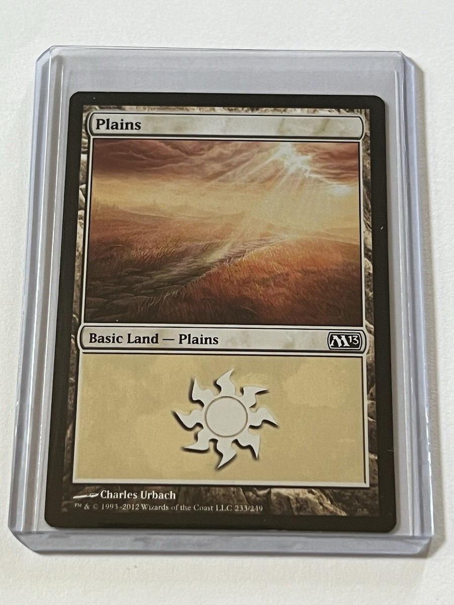 Plains 233 - Basic Land MTG Magic 2013 Mint - 9.0 + Non Foil | eBay