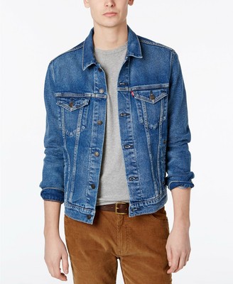 slim fit trucker jacket