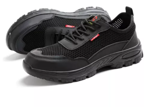 Neu Herren Sicherheitsschuhe Sommer Mesh Atmungsaktive Stahlkappe Arbeitsschuhe - Bild 17 von 20