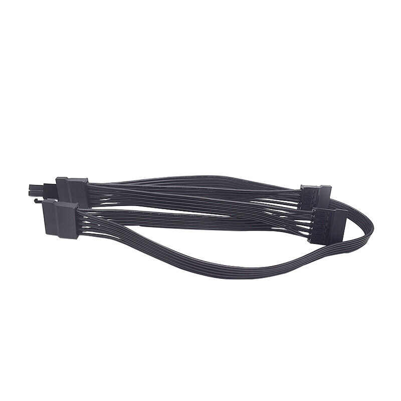 New For EVGA 750 GQ 6 Pin 1 to 4x SATA  Modular Power Cable Wire Cord. Available Now for 10.55