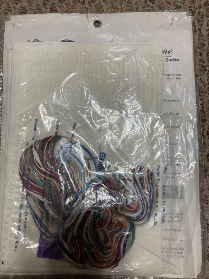 Alma Lynne cross stitch kit Holiday / Christmas Heavenly Helper 83866 - Image 3 of 4