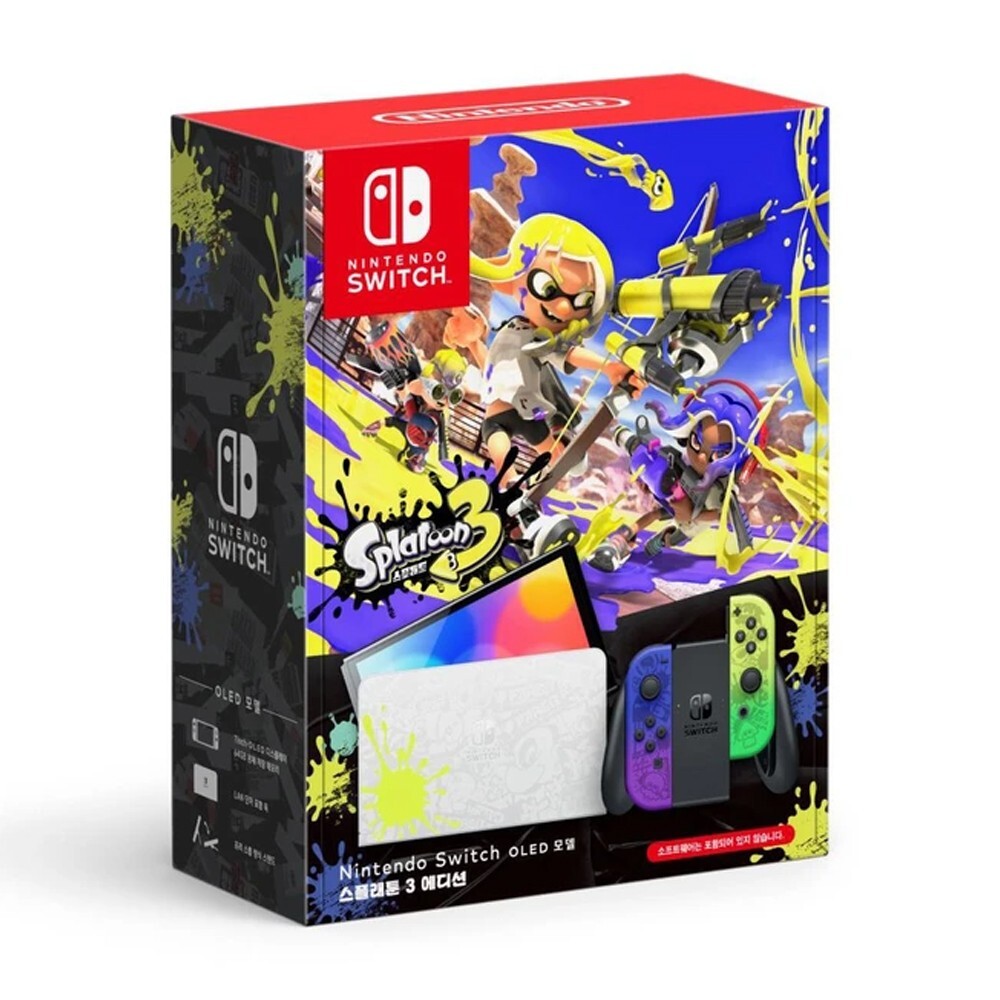 Nintendo Switch OLED Model Splatoon 3 Edition Console | eBay Nintendo Switch OLED Model Splatoon 3 Edition Console | eBay