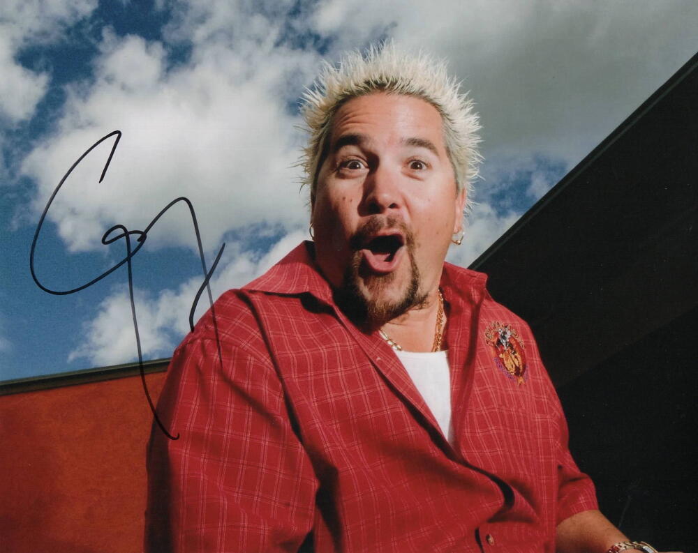 Guy Fieri signed 8x10 photo Proof COA autographed Diners Drive ins and Dives STAR Guy Fieri signed 8x10 photo Proof COA autographed Diners Drive ins and Dives STAR