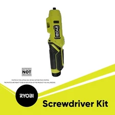 Ryobi USB 4-Volt Lithium Screwdriver Kit With Pivoting Head FVD50 NO BATTERY -8