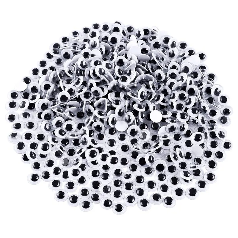 1000 Pieces Eyes Self Adhesive Googly Eyes for DIY Craft Scrapbooking,  Fesaa