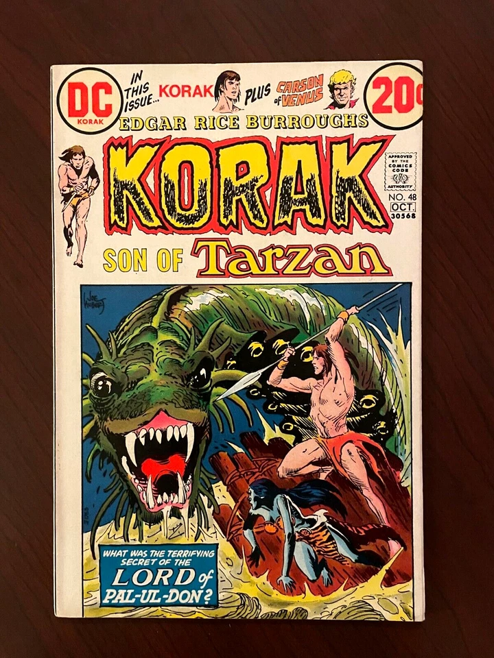 Korak Son of Tarzan #47 #48 & #52 (DC Comics 1971-72) Joe Kubert Frank Thorne VF - Image 4 of 4