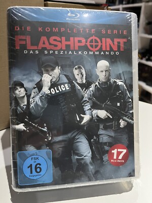 Flashpoint - Das Spezialkommando - (die komplette Serie) - 17 Blu Ray Box NeuOvp