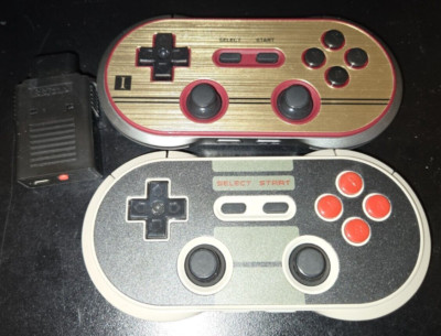 8BITDO NES30 Pro and FC30 Pro Bluetooth Controllers w/ NES receiver