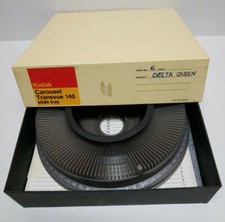 Three Vintage KODAK Carousel 140 Slide Trays Cat 104 6044