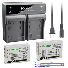 Kastar Battery Rapid Charger for Fujifilm NP-95 BC-65N Fuji FinePix X100T Camera