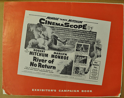 River Von Keine Rückkehr 1954 Pressbook Marilyn Monroe Robert Mitchum Rory