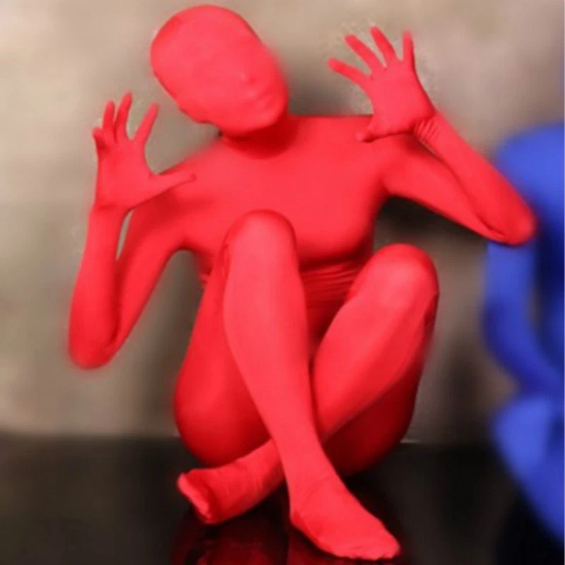 Spandex Zentai Costume Bodysuit Costumes Catsuit Halloween Party Full Body - Image 3 of 4